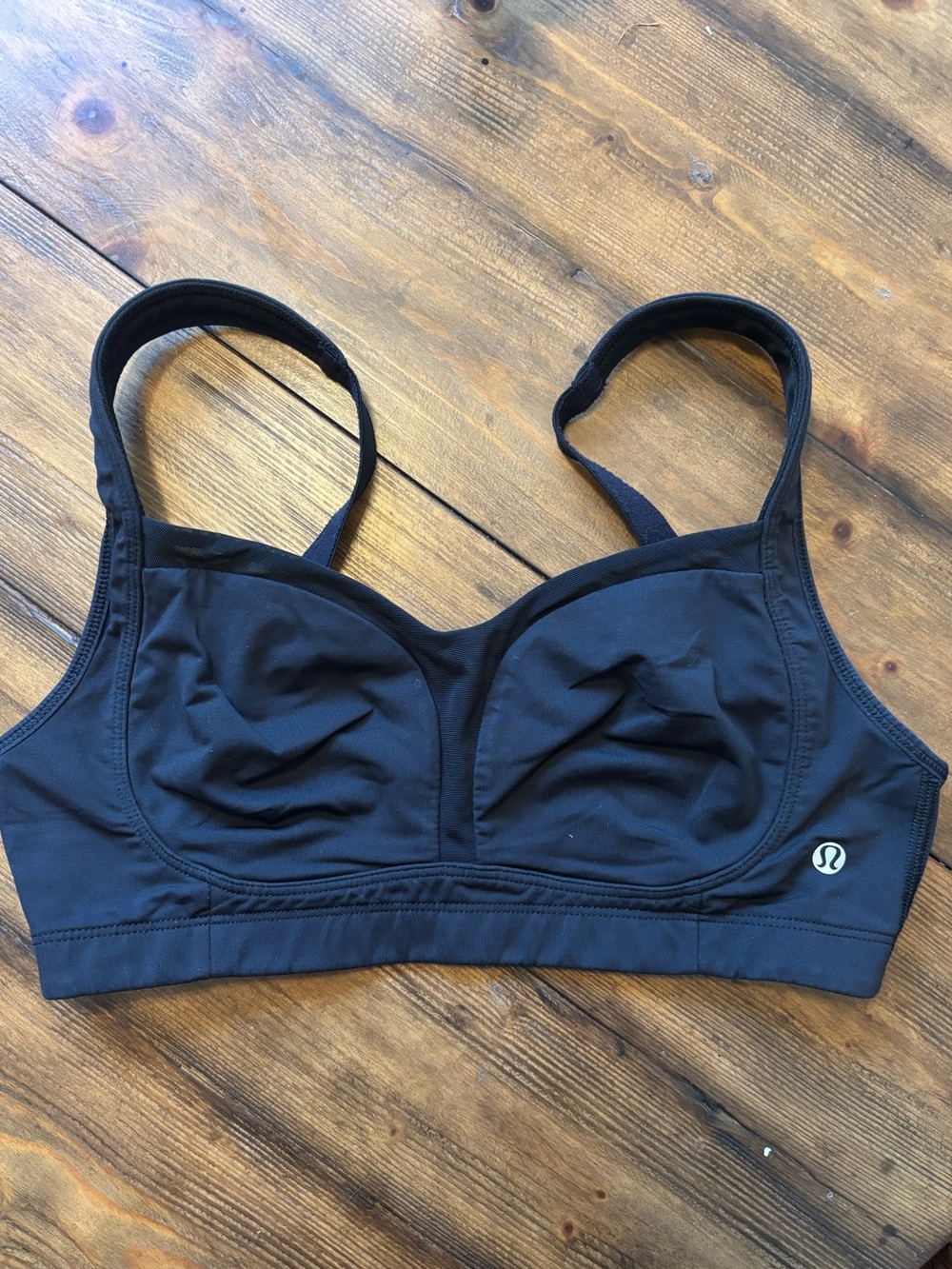 Lululemon Booby Bracer High Support Sports Bra Black 32DD